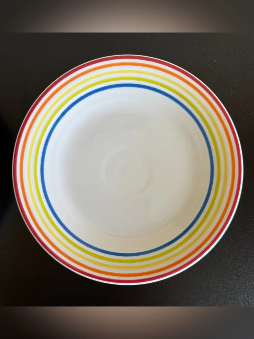 Set of 2 Fiesta Rainbow by Homer Laughlin dinner plates.